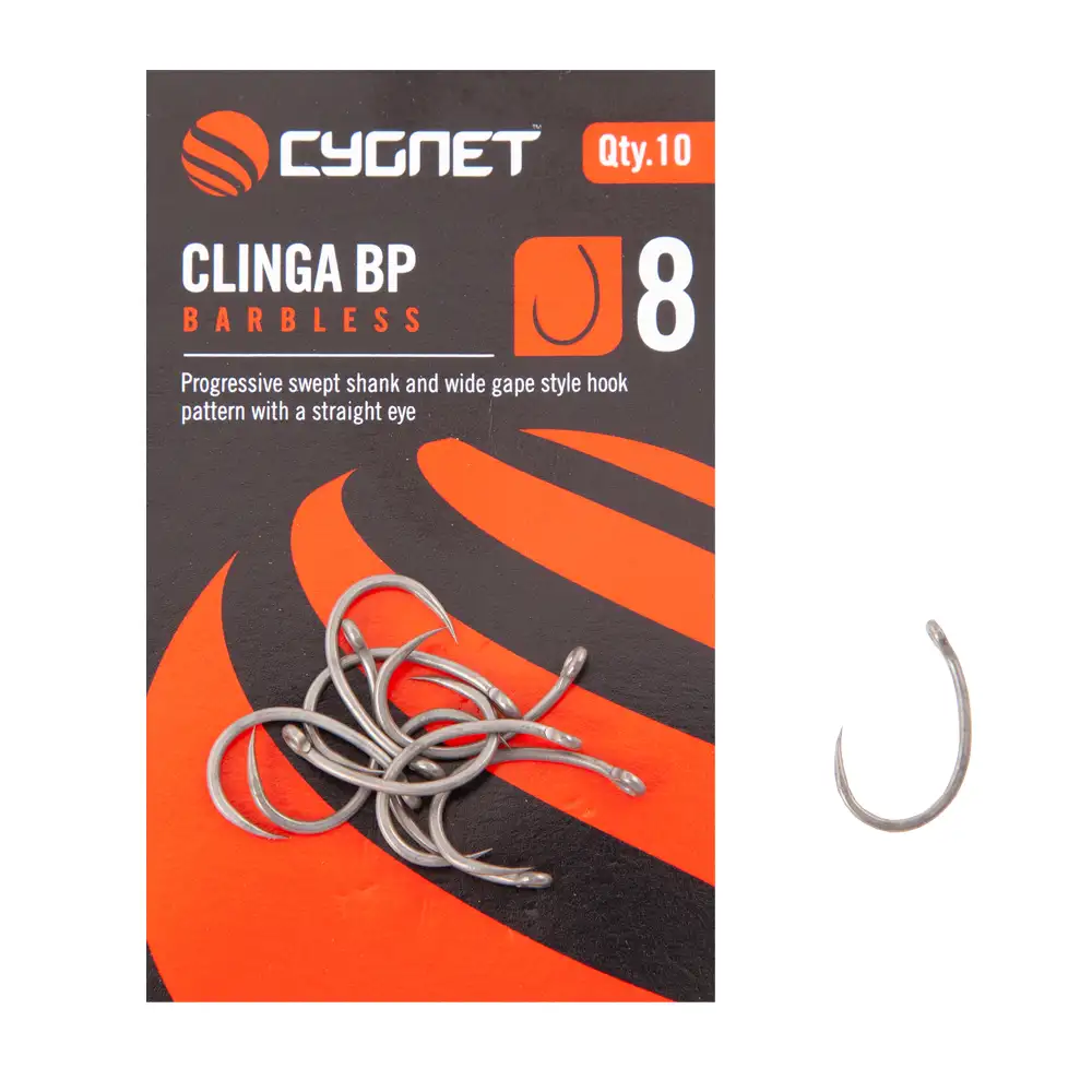 Cygnet Clinga BP Barbless Fishing Hooks 4