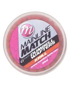 Mainline Match Dumbell Wafters Red Krill 6mm