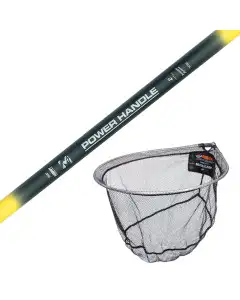 Middy Landing Net & Handle Coarse Combo