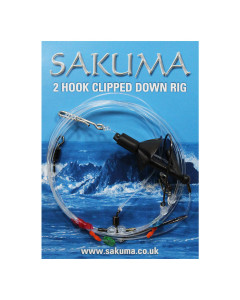 Sakuma 2 Hook Clipped Down Rig