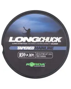 Korda Long Chuck Clear Tapered Mainline 15lb