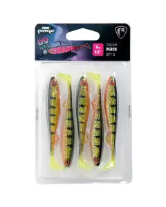 Fox Rage Slick Shad Ultra UV Lures 9cm Perch