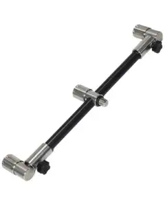 Summit Black Aluminium & Stainless 3 Rod Adjustable Buzz Bars Front