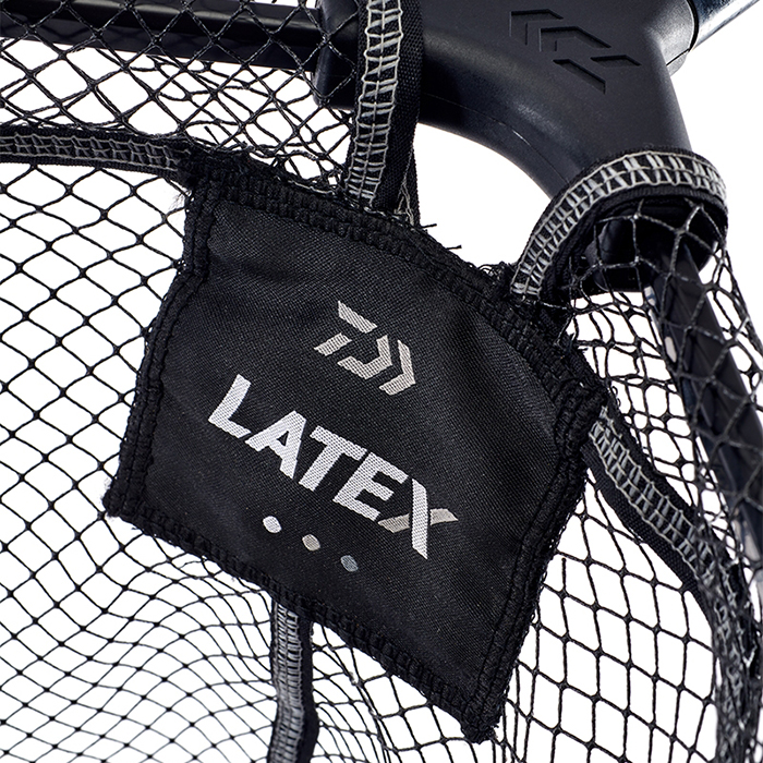 Daiwa Latex Fishing Landing Net Close Up Branding