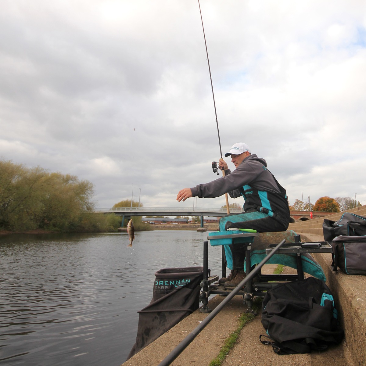 Drennan Acolyte Plus 15ft Fishing Rod In Use 5