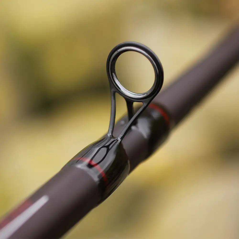 Drennan Red Range Carp Feeder Fishing Rods Close Up Ring
