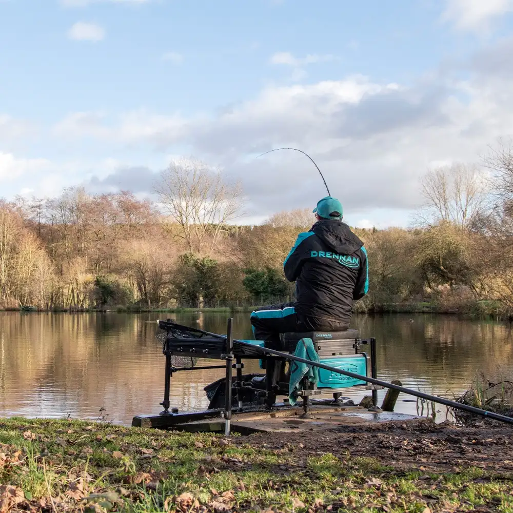 Drennan Vertex 11ft Method Feeder Fishing Rod In Use 4