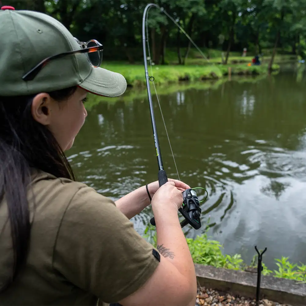 Discover Feeder Fishing Rod & Reel Combo In Use 3