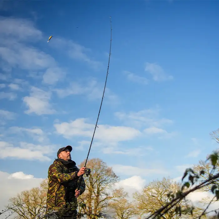 John Wilson Lure Pro Quad Fishing Rod In Use 9