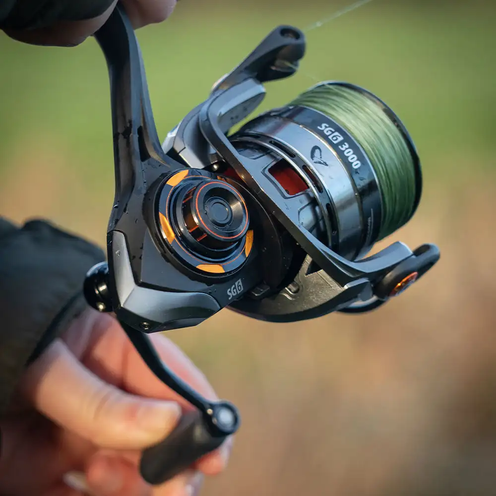 Savage Gear SG6 FD Fishing Reel In Use 2