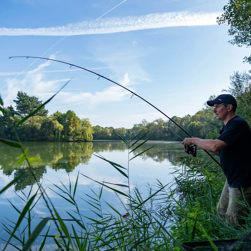 Advanta Carp Fishing Rod In Use 1