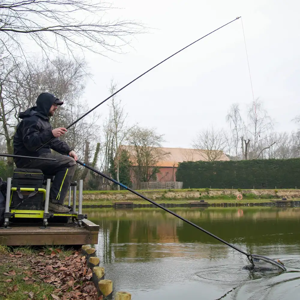 Advanta Pro Carp Power 13m Fishing Pole In Use 2