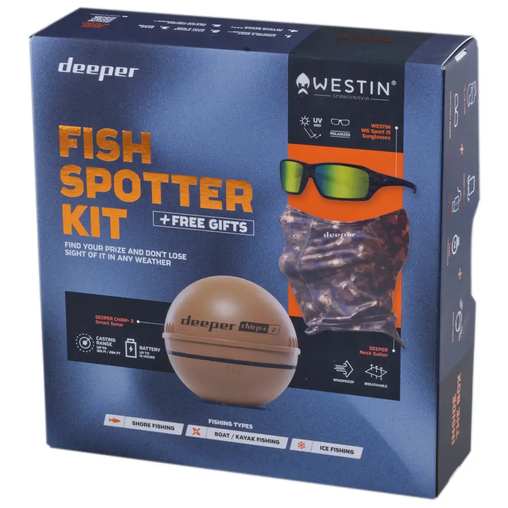 Deeper Chirp+ 2 Fish Spotter Bundle 3