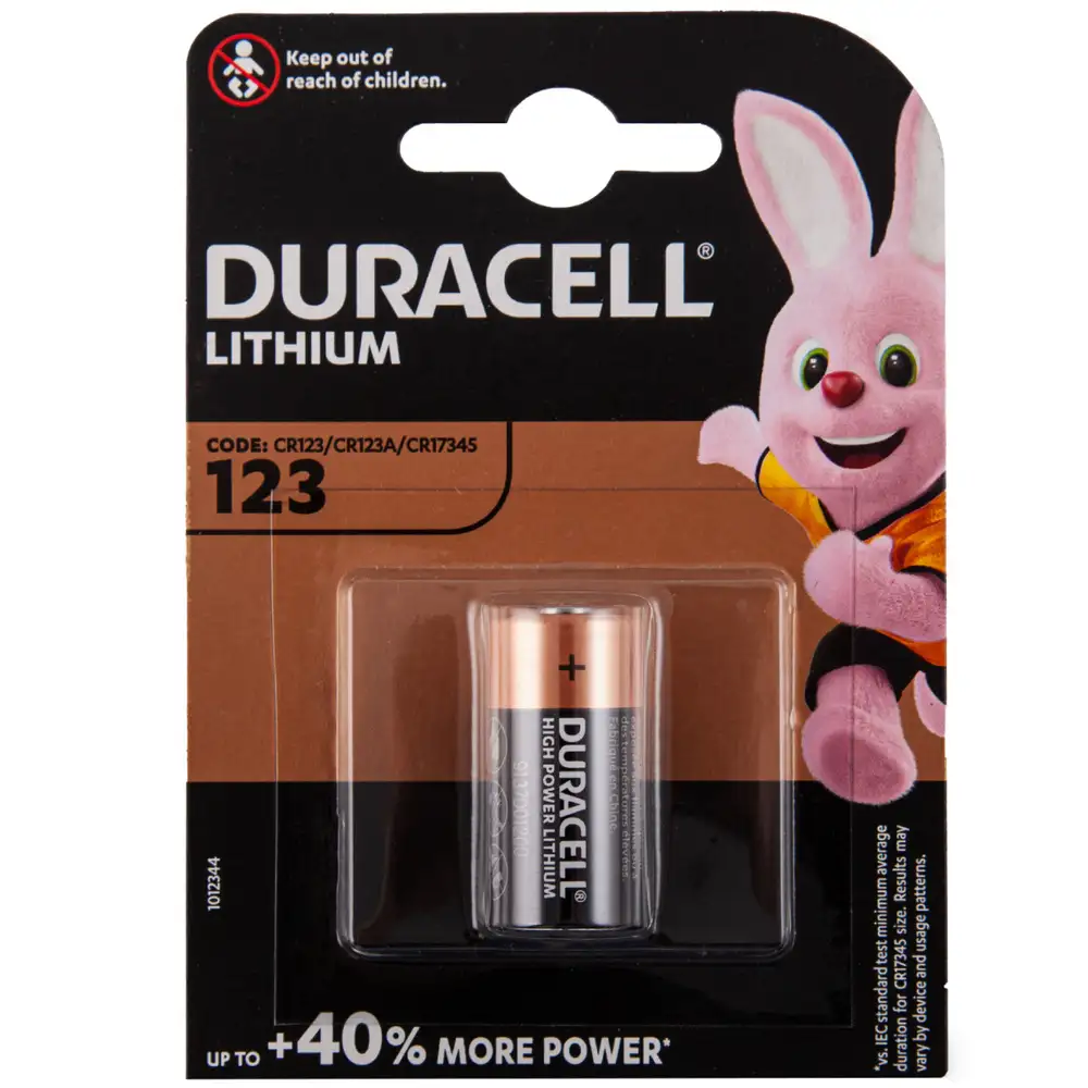 Duracell Ultra CR123
