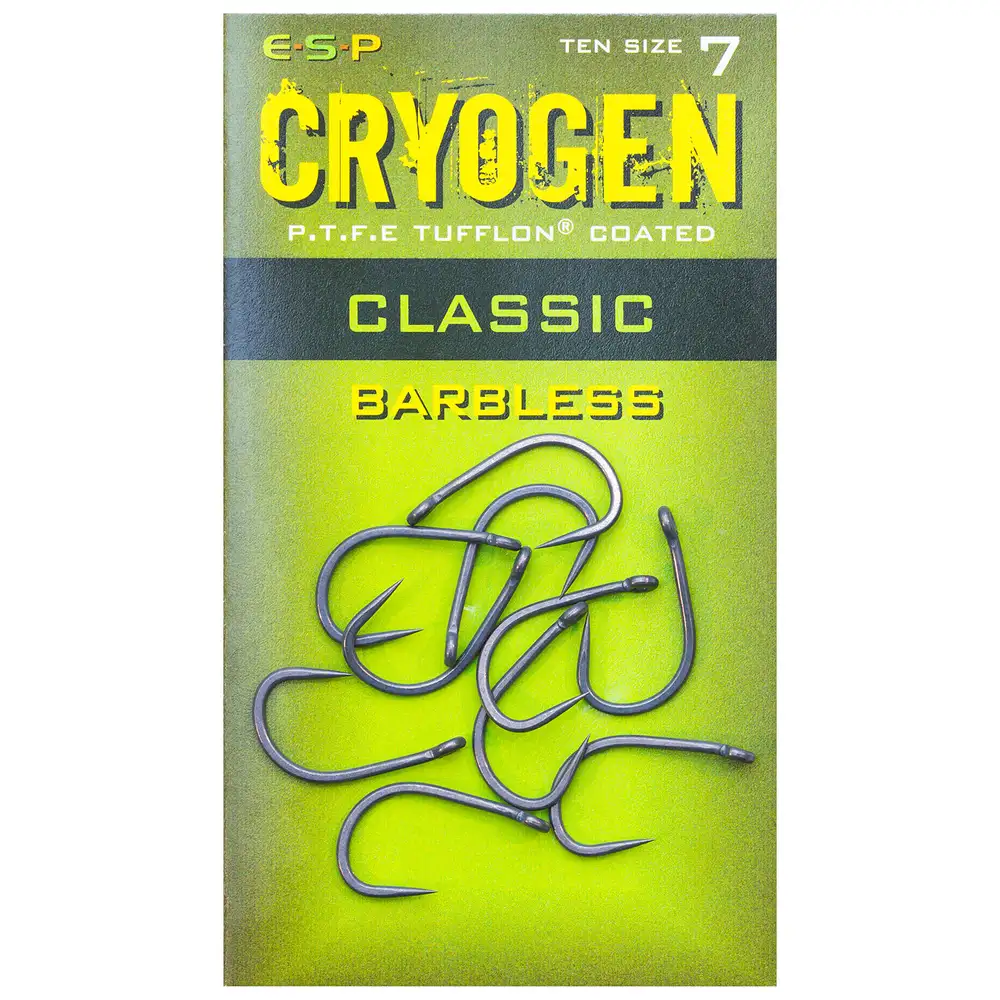 ESP Cryogen Classic Barbless Hooks size 7