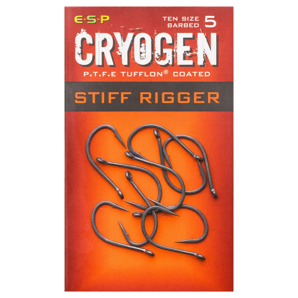 ESP Cryogen Stiff Rigger Fishing Hooks Size 5