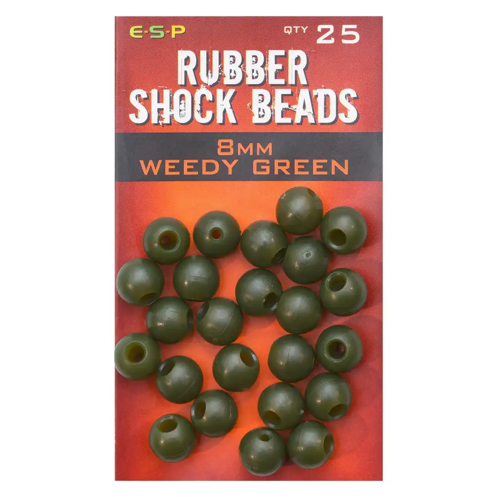 ESP Rubber Shock Beads Weedy Green