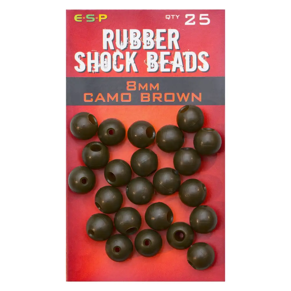 ESP Rubber Shock Beads Camo Brown