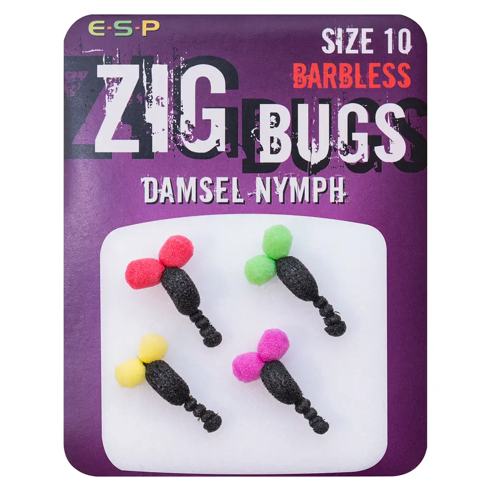 ESP Zig Bug Damsel Nymph size 10 barbless