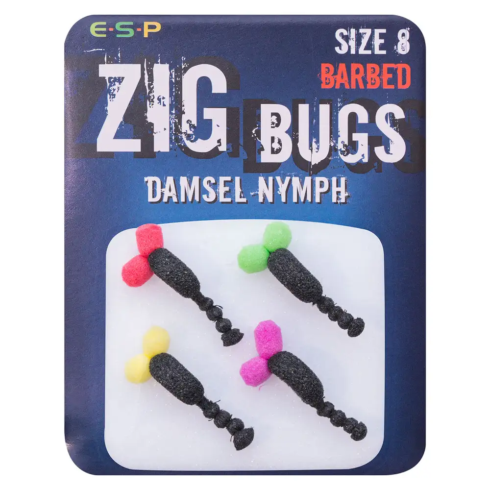 ESP Zig Bug Damsel Nymph size 8 barbed