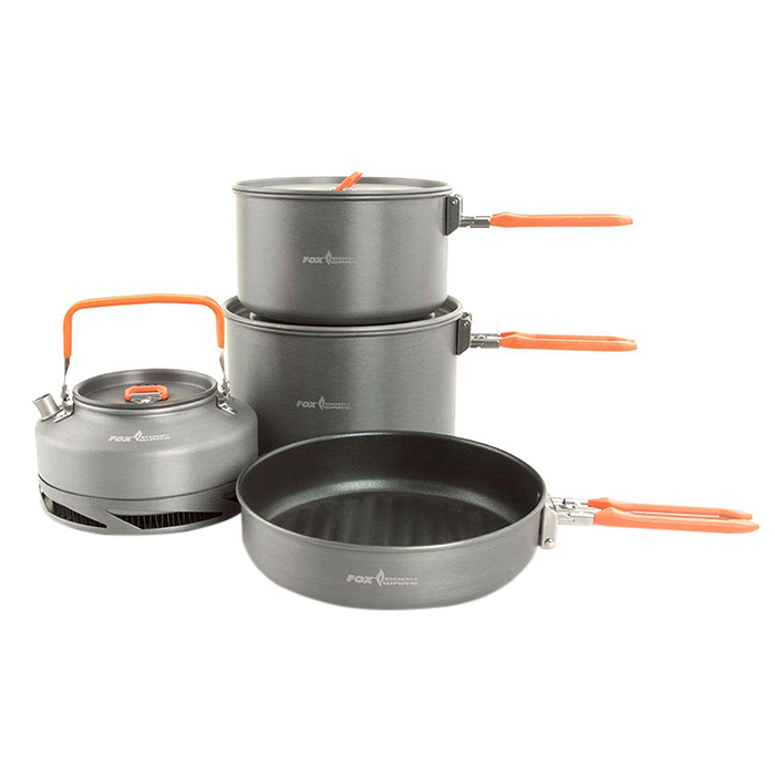 Fox Fishing Cookware Set - Large (4 Piece)