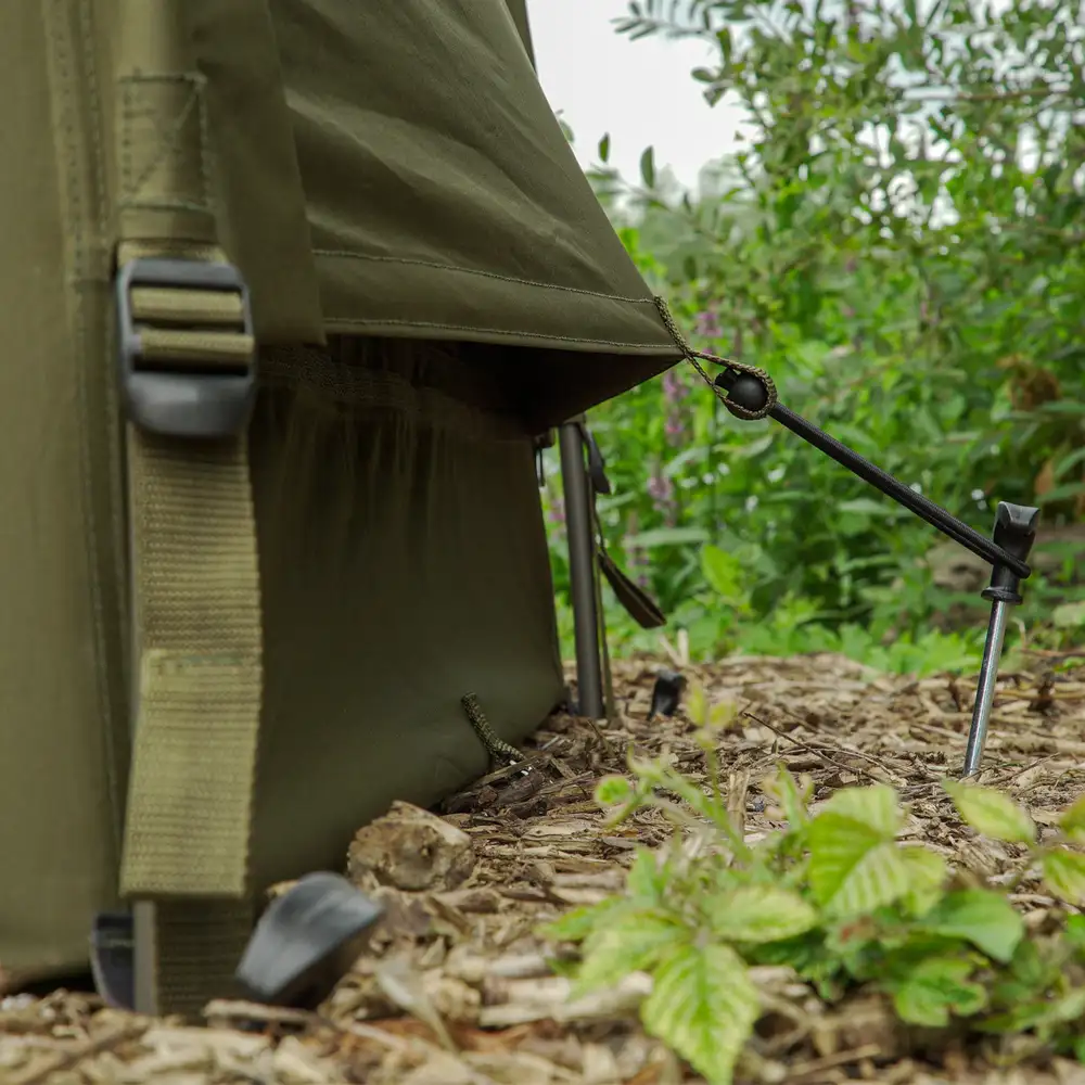 Fox Frontier X Bivvy In Use Vents