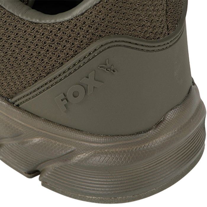 Fox Olive Trainers Logo Detail