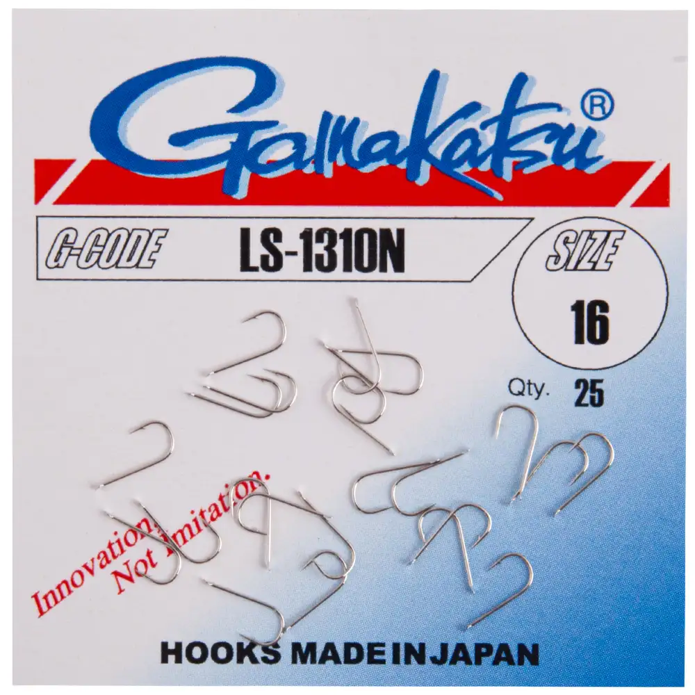 Gamakatsu LS-1310 Nickel Hooks Size 16