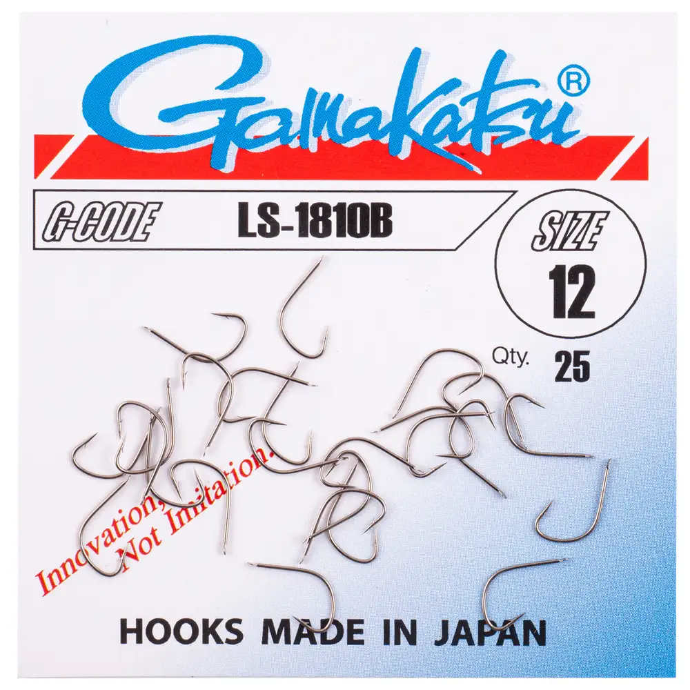 Gamakatsu LS-1810 Bronze Hooks Size 12