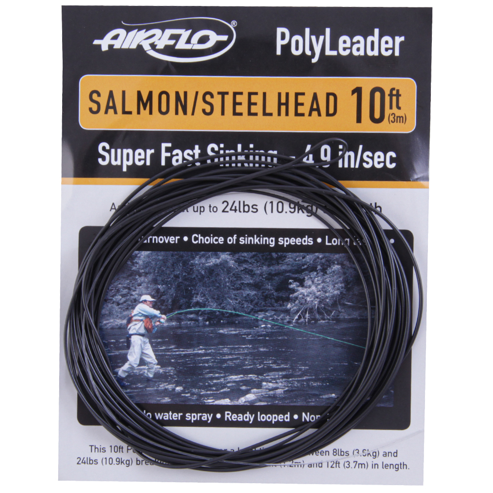 Airflo Poly Leader Salmon & Steelhead 10ft  Super Fast Sinking