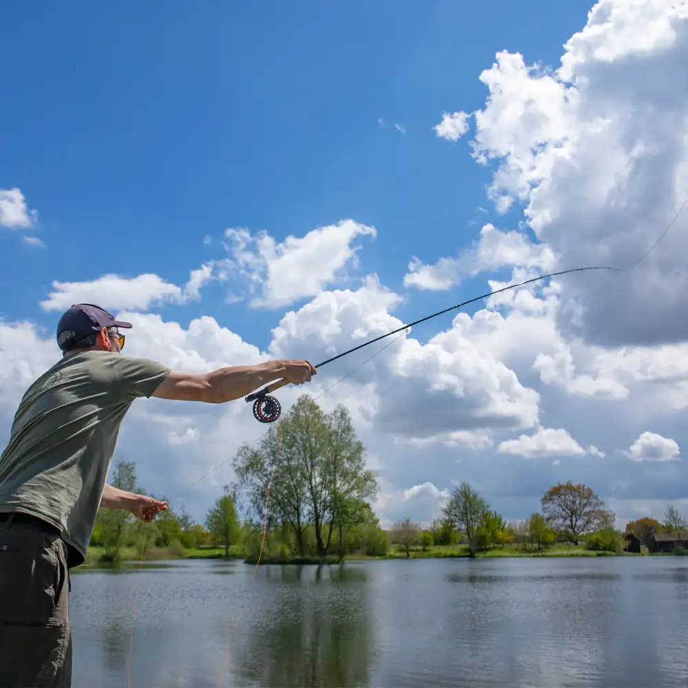 Greys GR20 Fly Fishing Rod In Use 4