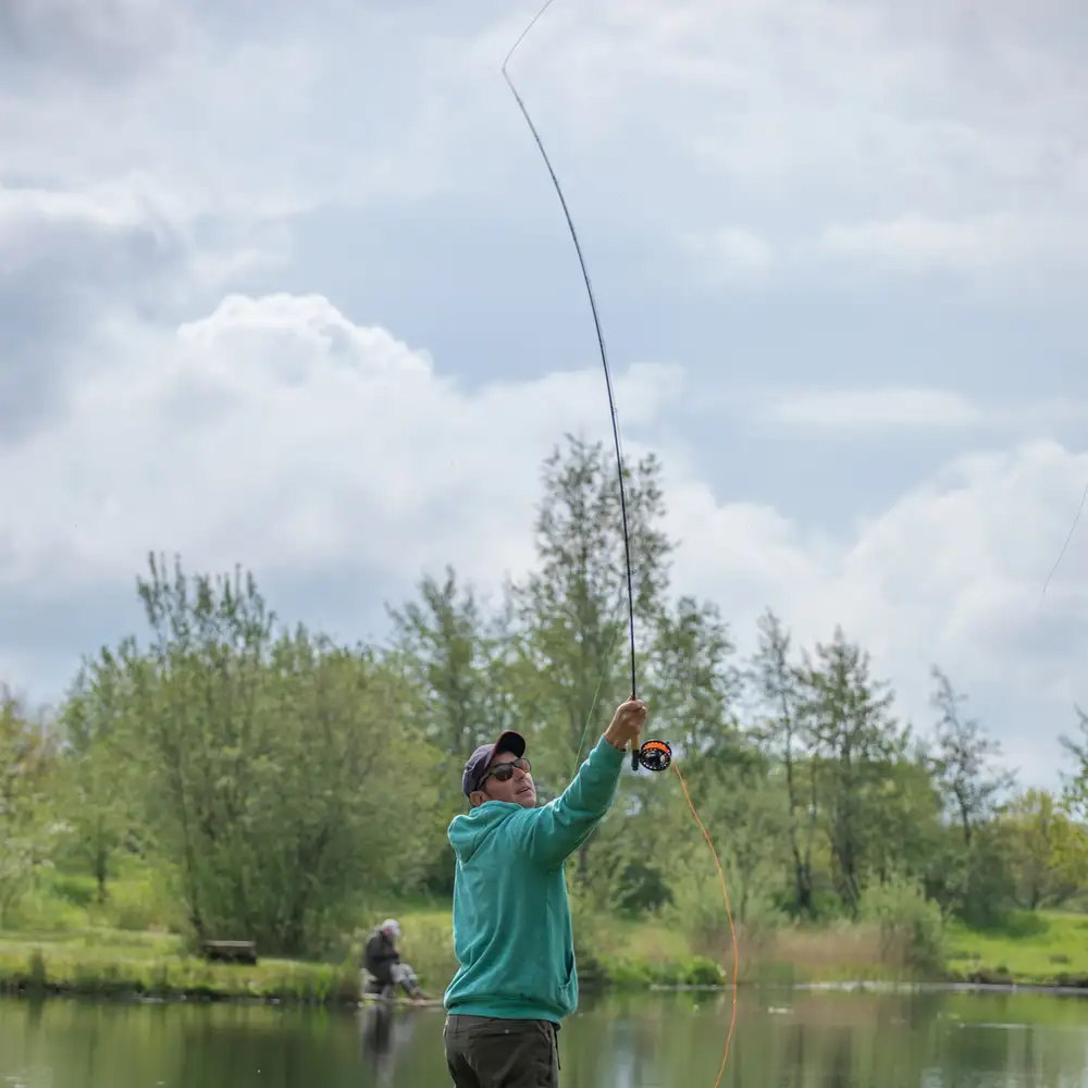 Greys GR20 Fly Fishing Rod In Use 3