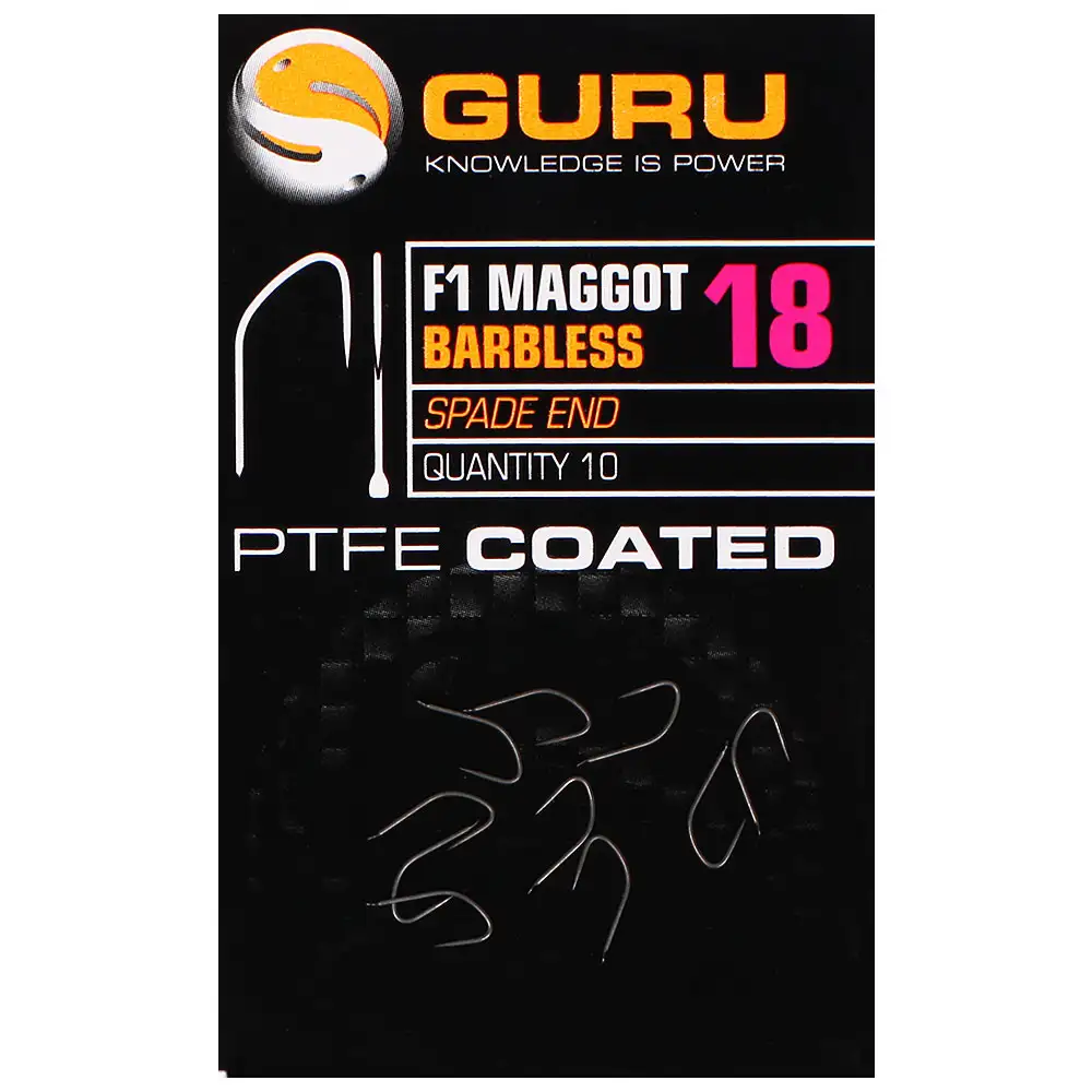 Guru F1 Maggot Fishing Hook Size 18