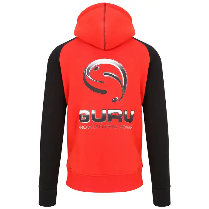 Guru Red / Black Hoodie Back