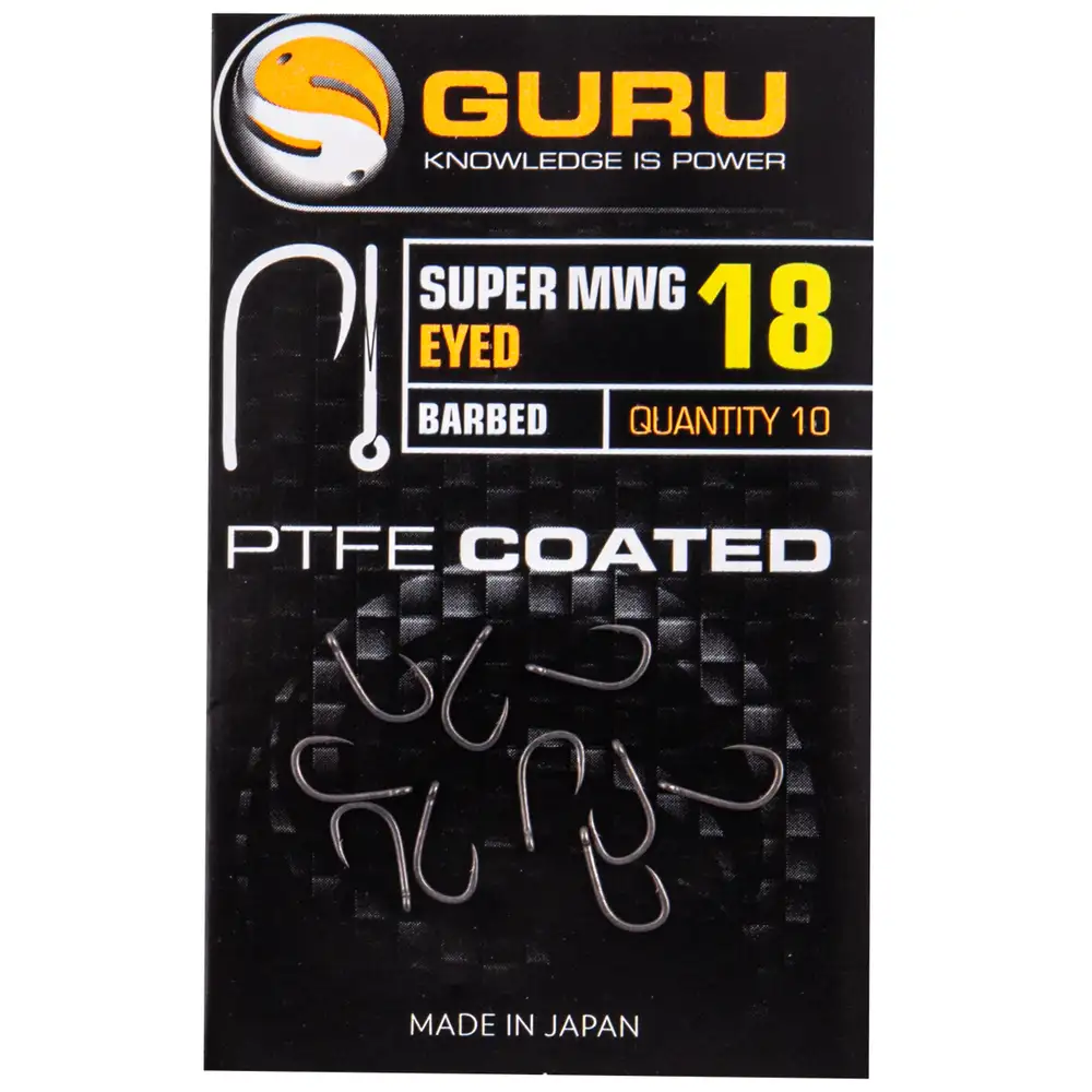 Guru SMWG Hooks Barbed 18