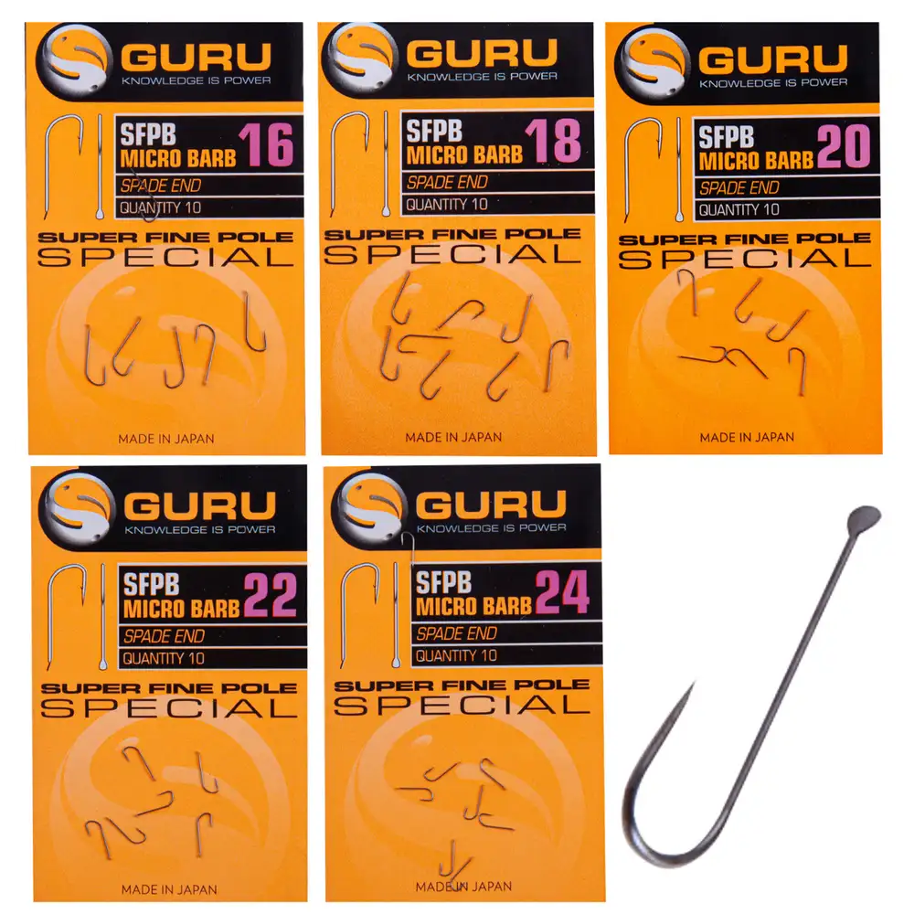 Guru Super Fine Pole hooks