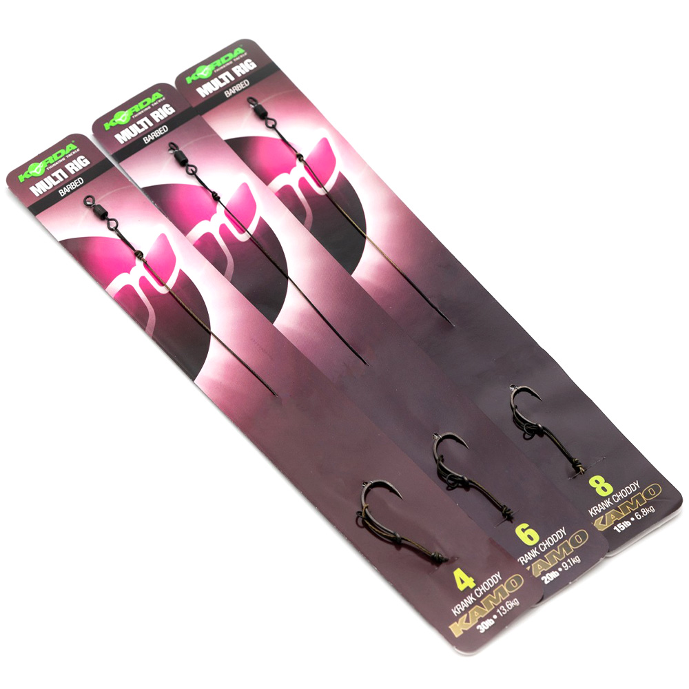 Korda Ready Tied Multi Rig Barbed 1