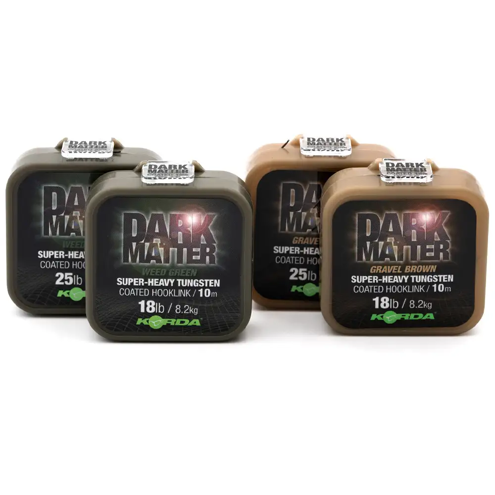 Korda Dark Matter Tungsten Coated Braid Colours & Sizes