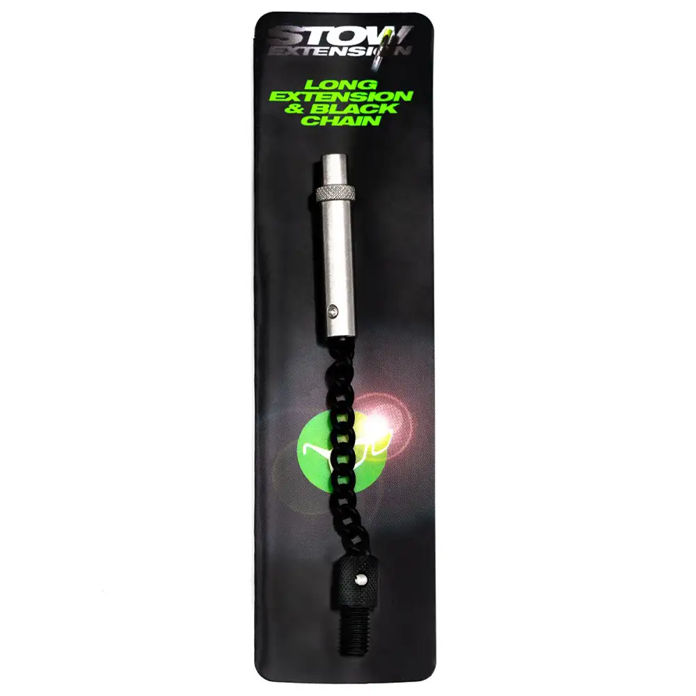 Korda Stow Indicators Black Stainless Chain With Adaptor Long