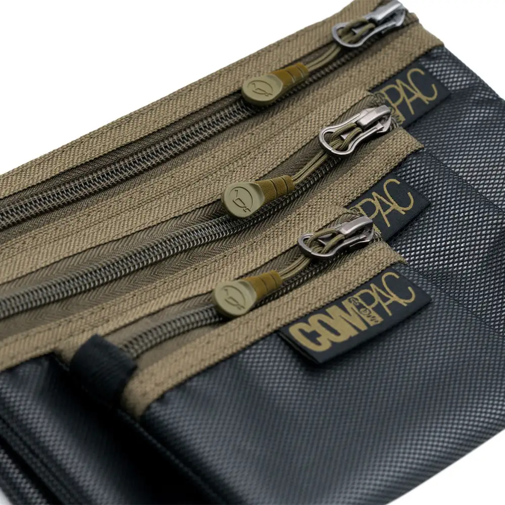 Korda Compac Fishing Wallet Sizes