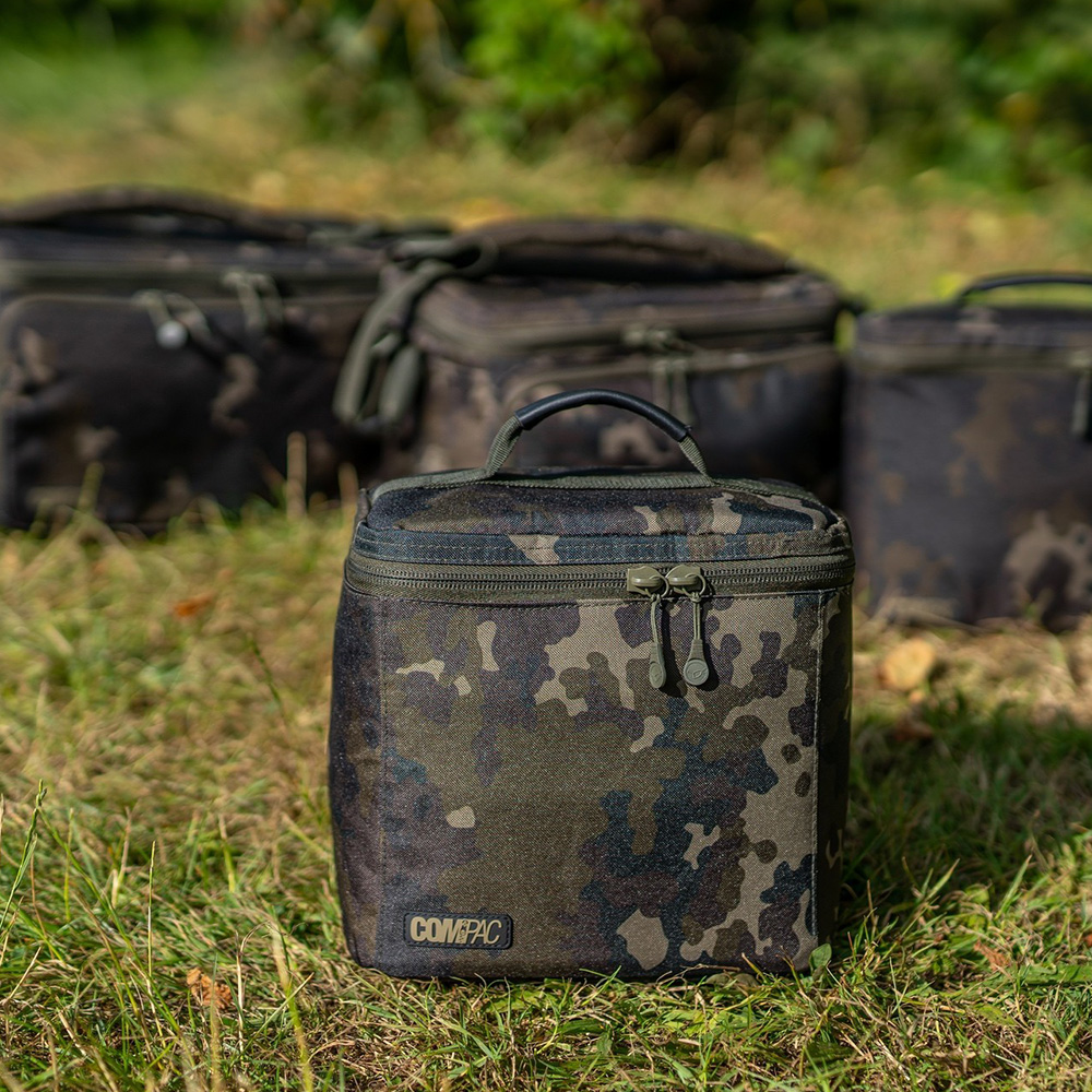 Korda Compac Dark Kamo Cool Bag Medium In  Use 2