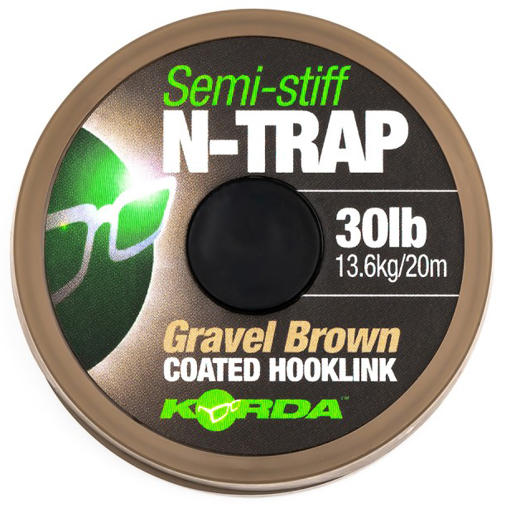 Korda N-Trap Semi Hook Link Gravel Brown