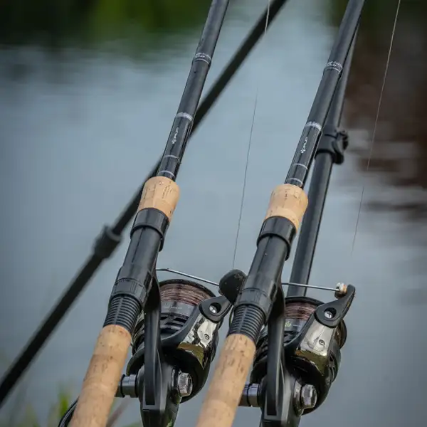 Korum Barbel Fishing Rods In Use 2