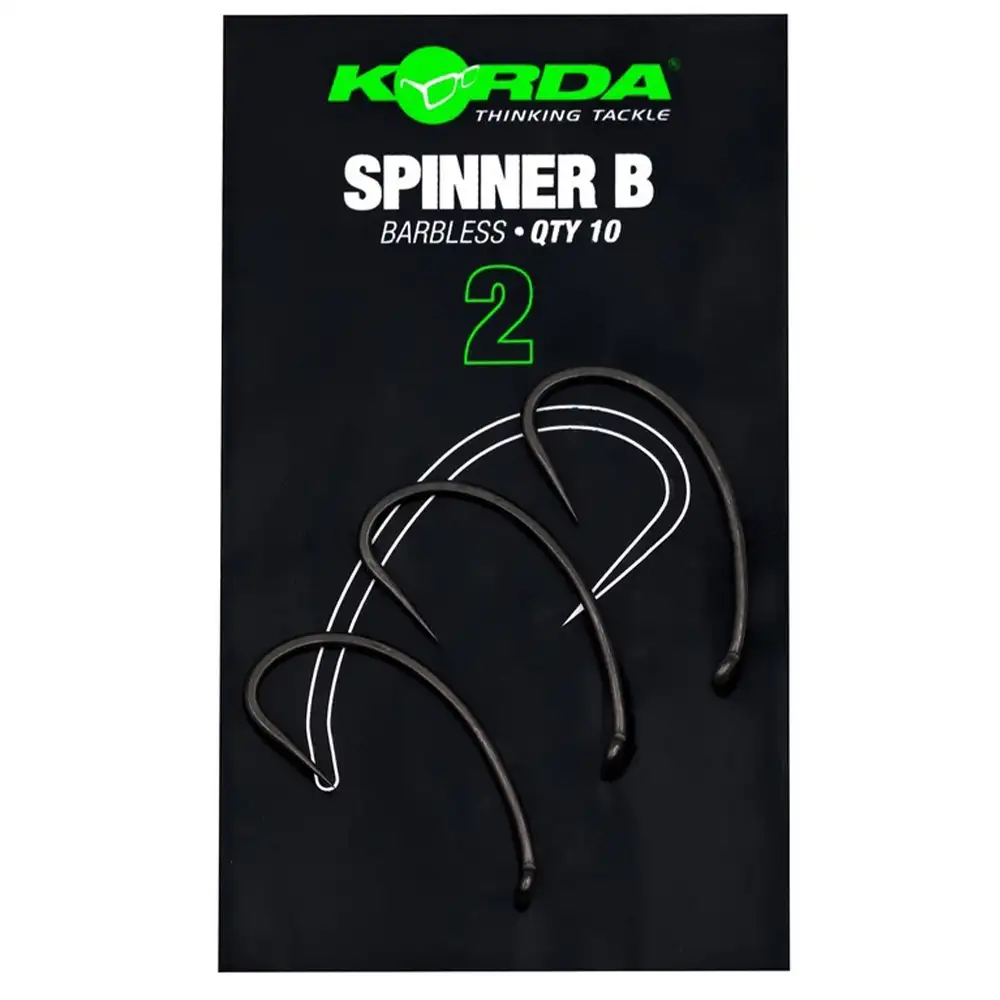 Korda Spinner Fishing Hooks Barbless 2