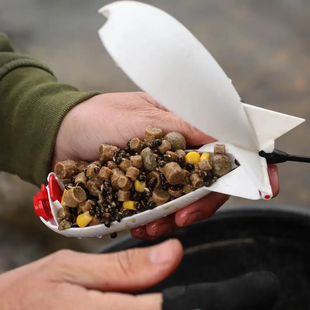 Spomb Midi In Use With Bait