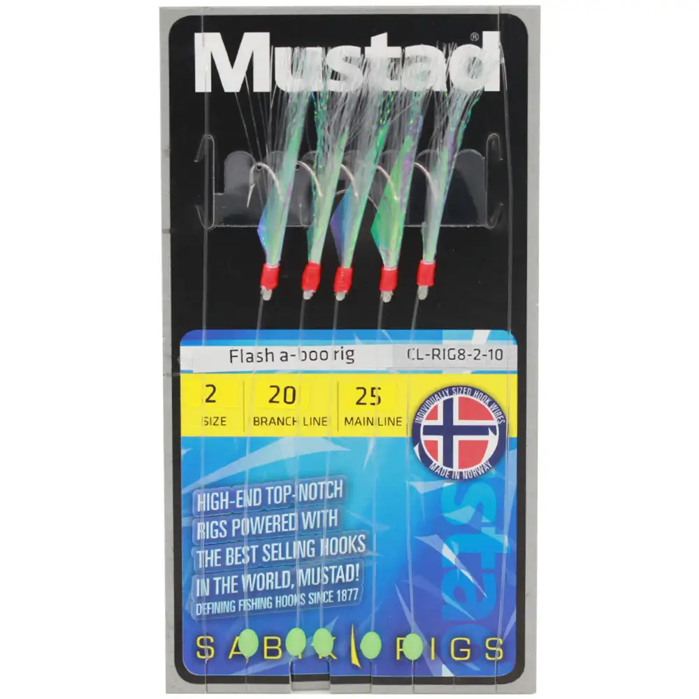 Mustad Sabiki Flash-a-boo Rigs