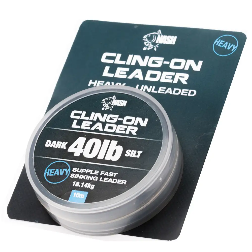 Nash 40lb Cling-On Leader Dark Silt