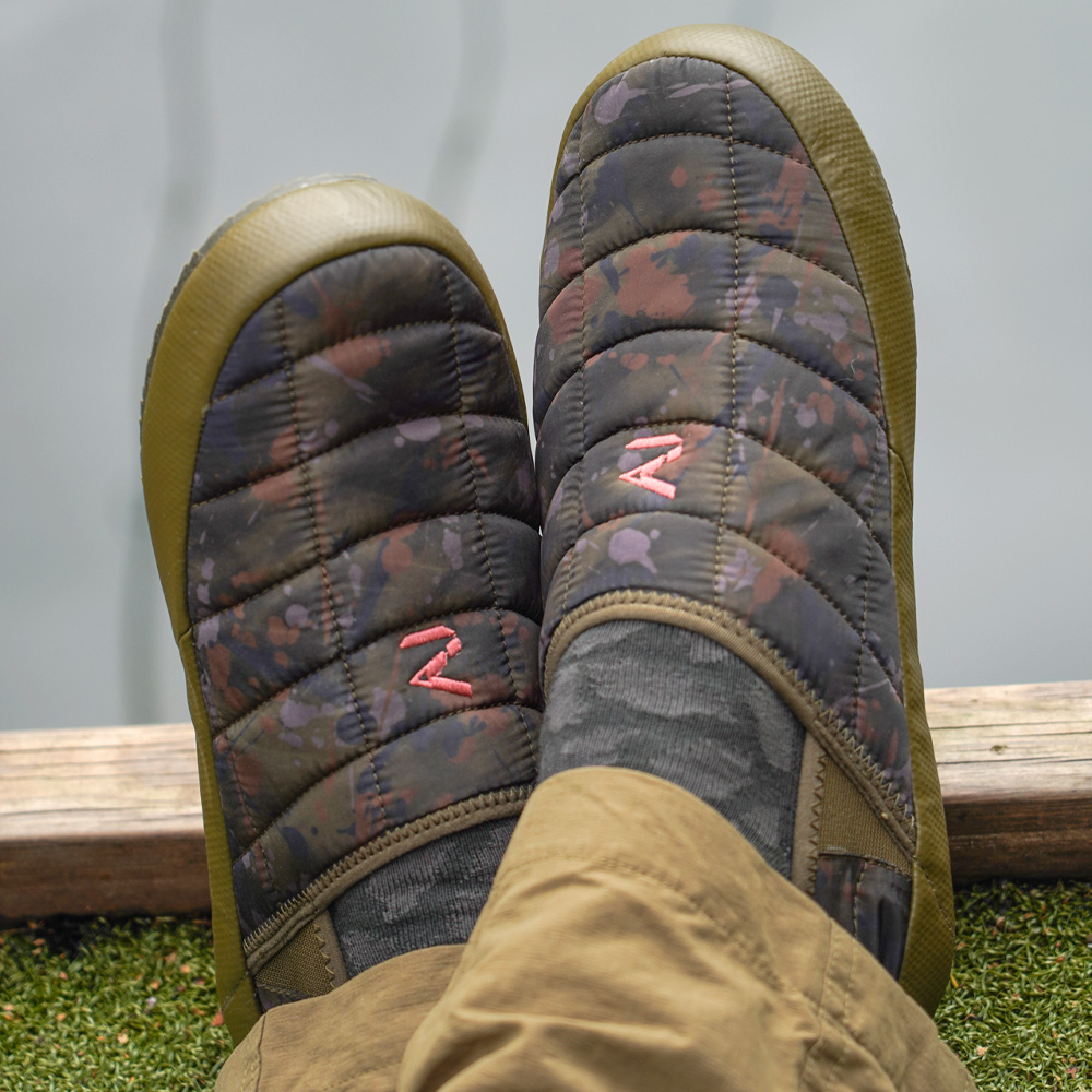 OMC Camo Slippers In  Use 1