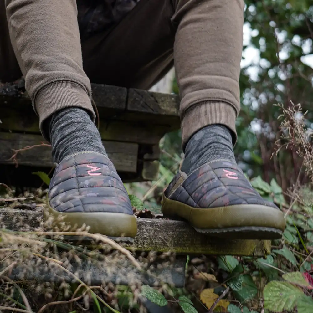 OMC Camo Slippers In  Use 5