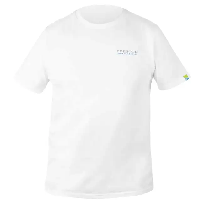 Preston White Fishing T-Shirt Front